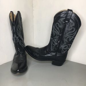 Men’s Dan Post black leather boots size 10.5D